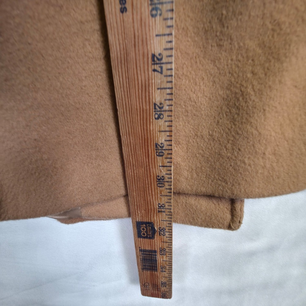 Talbots‎ Pea Coat Women 12P Brown Wool Timeless Preppy Old Money Classic READ - Picture 6 of 16